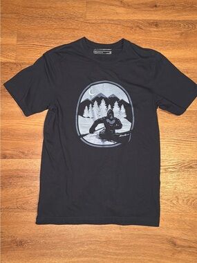 Men's navy Graphic Tee with Sasquatch